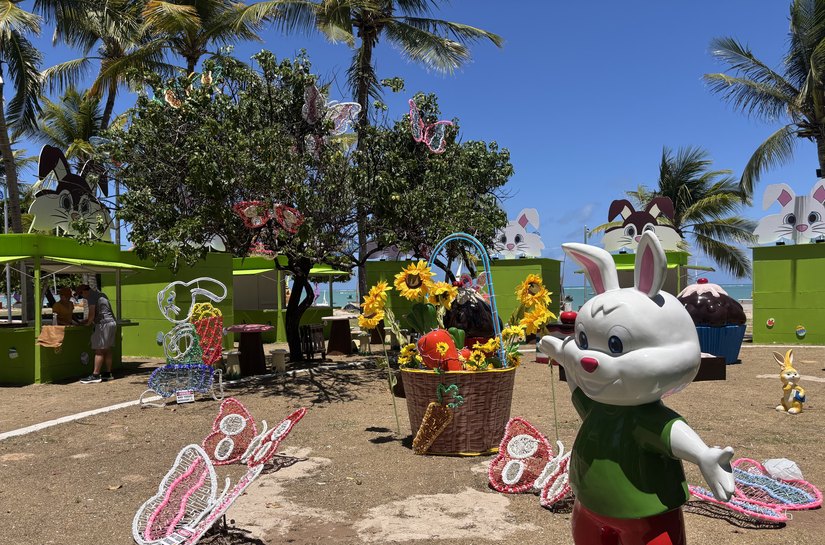 Vila Vestir Massayó com decoração de Páscoa será aberta nesta sexta-feira