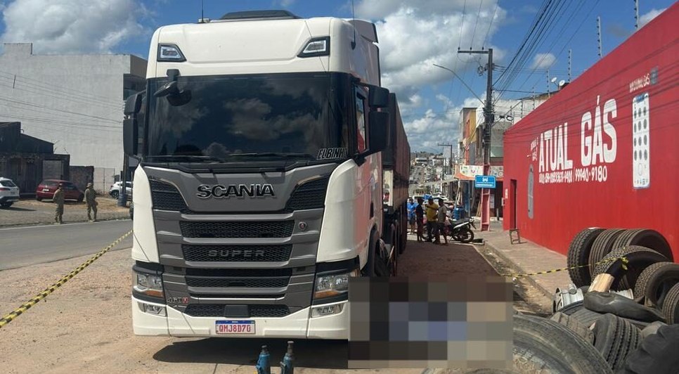 Acidente com caminhão