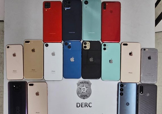 Polícia Civil recupera 35 celulares no mês de julho