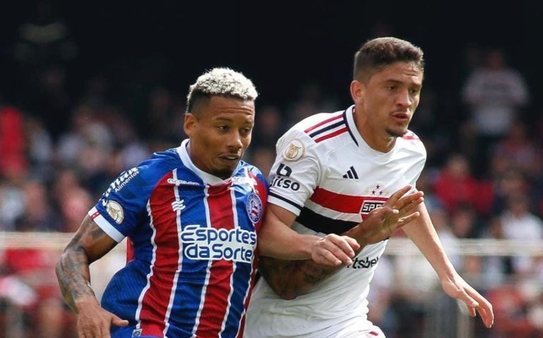 À espera de James, São Paulo para em Marcos Felipe e empata sem gols com o Bahia no Morumbi