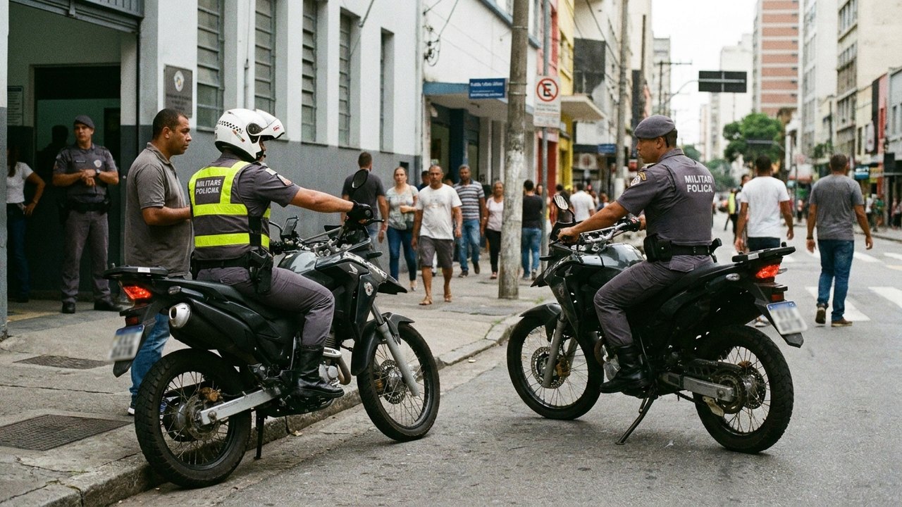 Batalhão da PM de motos com fuzis paga salário extra por serviço na folga
