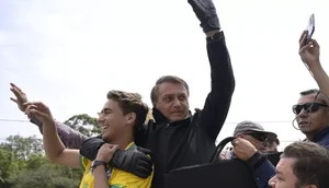 Deputado federal mais votado do Brasil, Nikolas Ferreira realiza ato pró-Bolsonaro em Aracaju / Foto: Foto: Douglas Magno/AFP
