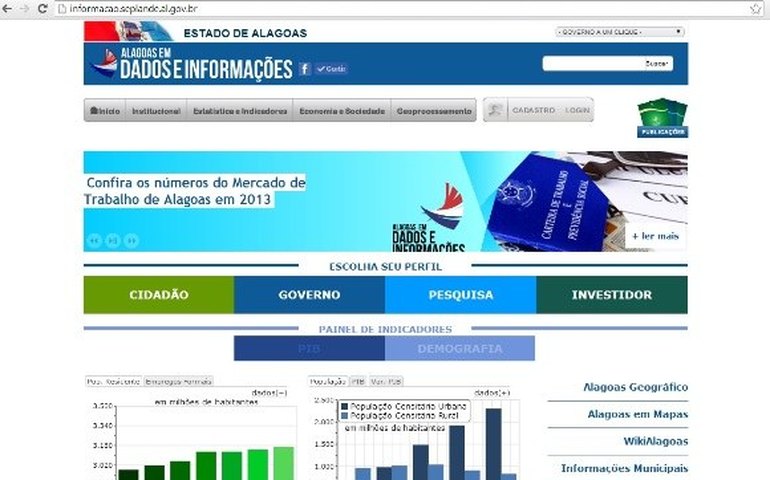 Portal Alagoas em Dados e Informações recebe premiação nacional