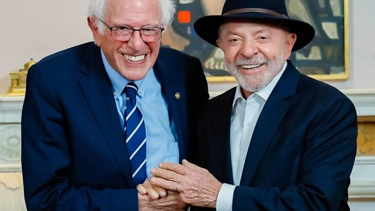 Bernie Sanders parabeniza Lula por reeleição no Brasil