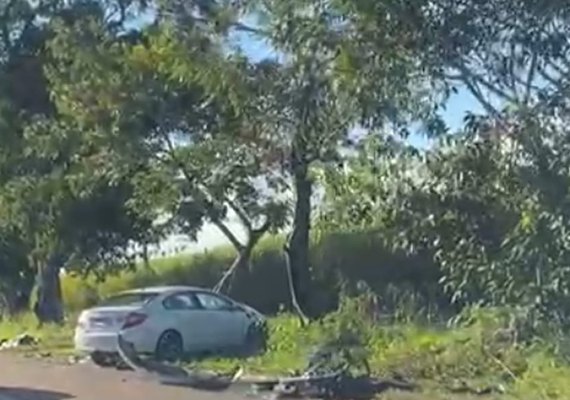 Homem morre em colisão entre moto e carro na BR-316, em Pilar