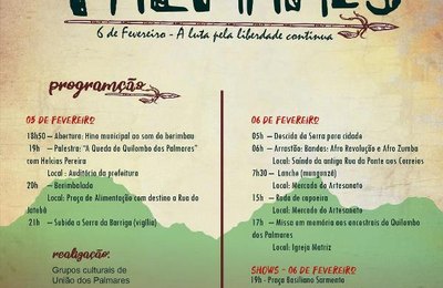 Prefeitura de União dos Palmares realiza evento “Palmares”, que fará tributo a heróis quilombolas