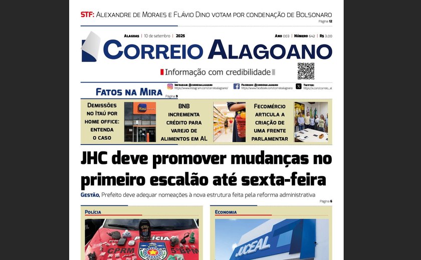 JHC deve promover mudanças no primeiro escalão até sexta-feira