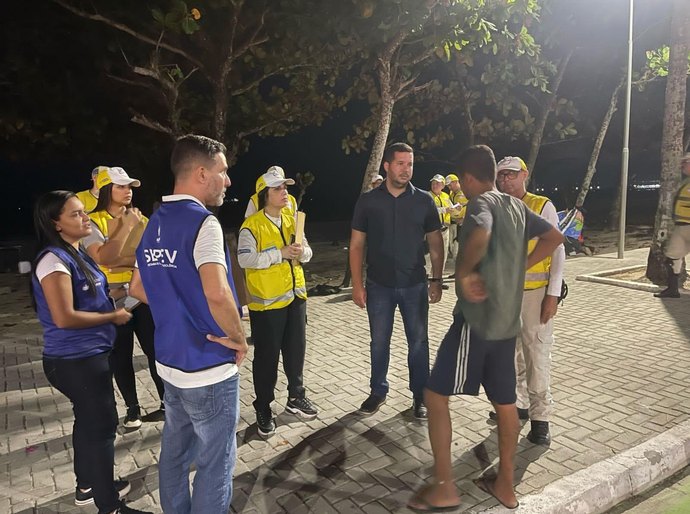 Seprev promove ação integrada com foco em segurança e acolhimento social em Maceió
