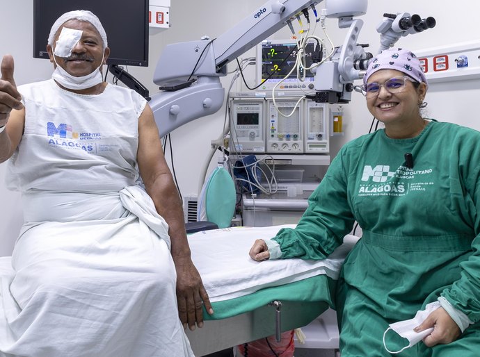 Programa Ver Melhor Alagoas transforma a vida de paciente ao remover 'carne crescida' dos olhos