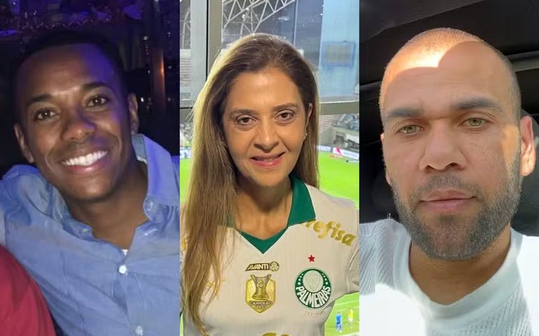 Após declarações de Leila Pereira, Danilo e Dorival, CBF se posiciona sobre casos Robinho e Daniel Alves