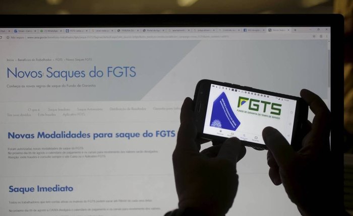 Saque do FGTS terá limite de R$ 500 por conta e vai começar em agosto