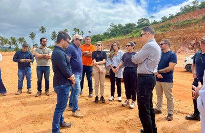 Seinfra acompanha andamento final das obras de saneamento e abastecimento de água no Litoral Norte