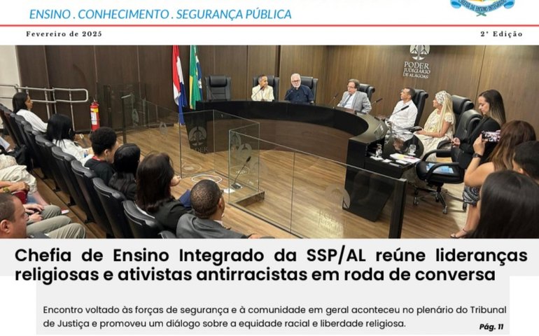 Chefia de Ensino da SSP lança revista com balanço das ações de 2024