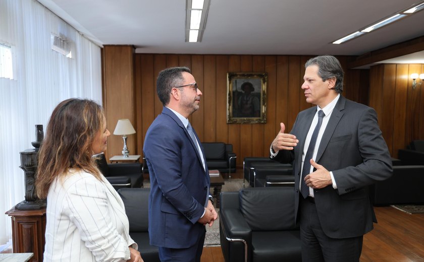 Com Haddad, governador discute Plano de Investimentos Federais em Alagoas