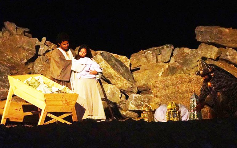 Em Alagoas, maior teatro ao ar livre do mundo encena história de Jesus no Natal