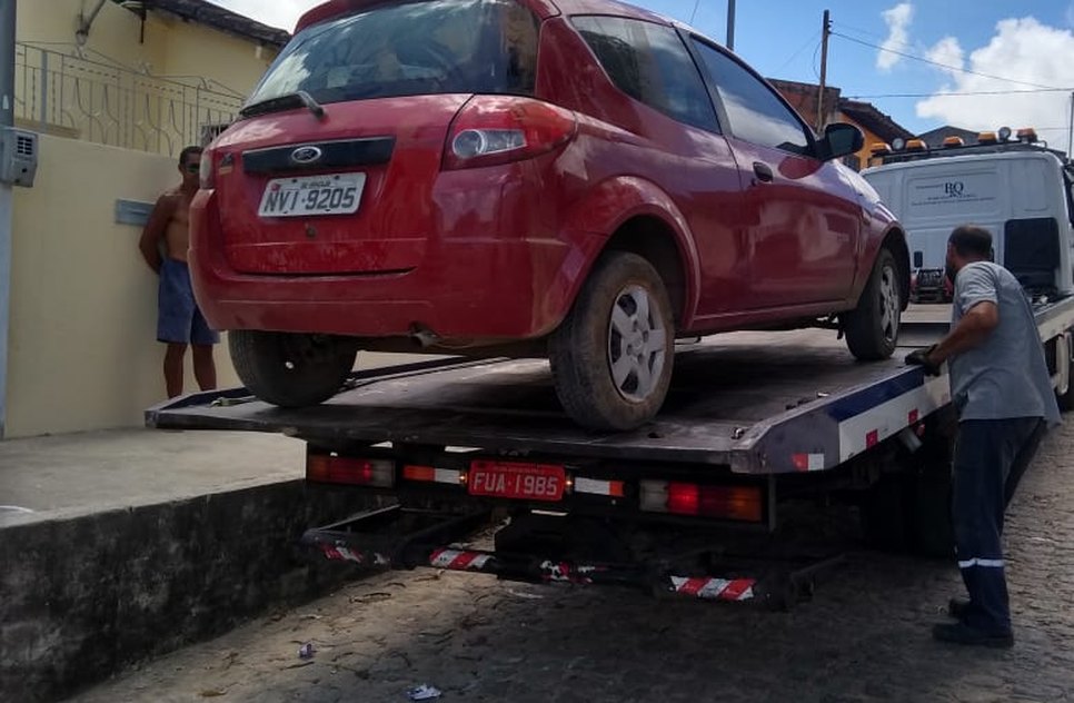Veículo roubado é recuperado pela PM em Socorro / Foto: PM/SE
