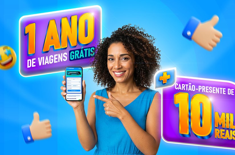 Viação Águia Branca vai sortear clientes para viajarem de graça por até um ano e ganharem prêmios em dinheiro