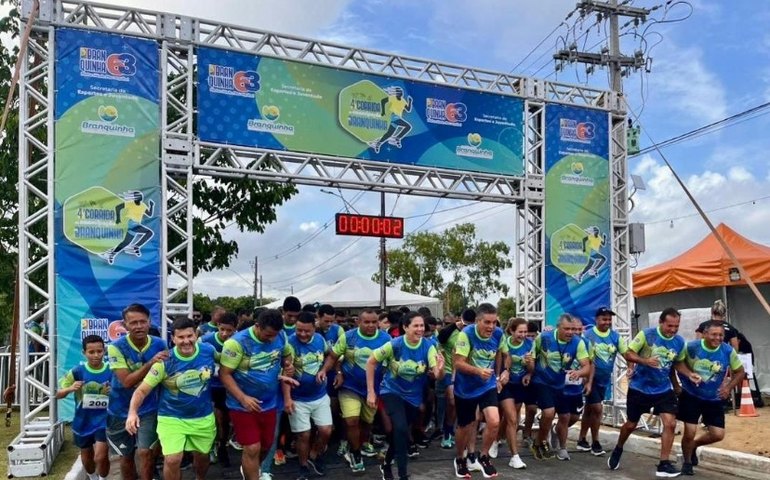 Prefeitura de Branquinha realiza 4ª edição da Corrida da Emancipação