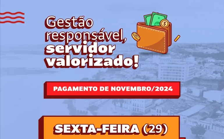 Prefeitura de Penedo paga salário de novembro nesta sexta, 29