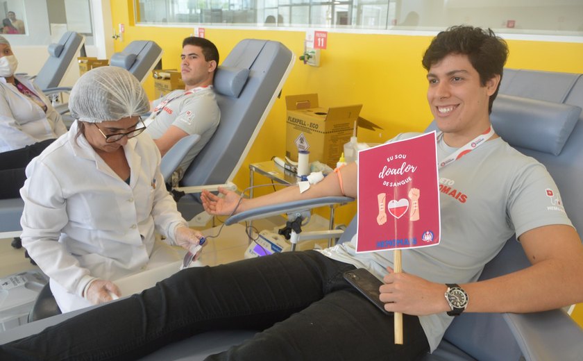 Unidade Via Expressa do Hemoal Maceió registra quase 20 mil doações de sangue