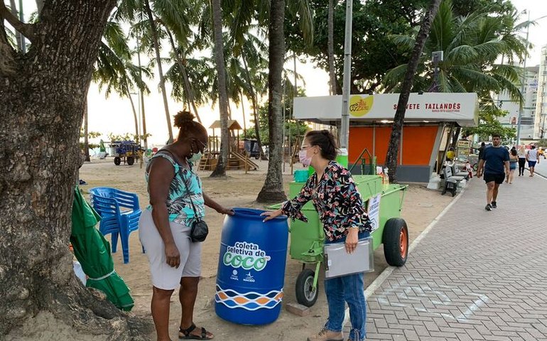 Prefeitura realiza intervenções sustentáveis na orla da capital