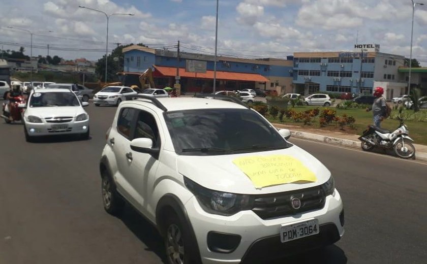 [VÍDEO] Protesto em Arapiraca contra alta dos combustíveis paralisa trânsito