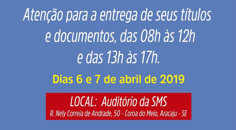 CANDIDATOS PSS ARACAJU