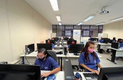 E + Profissional: curso de informática amplia oportunidades e promove inclusão digital de moradores da Grota do Pau D’Arco, em Maceió 