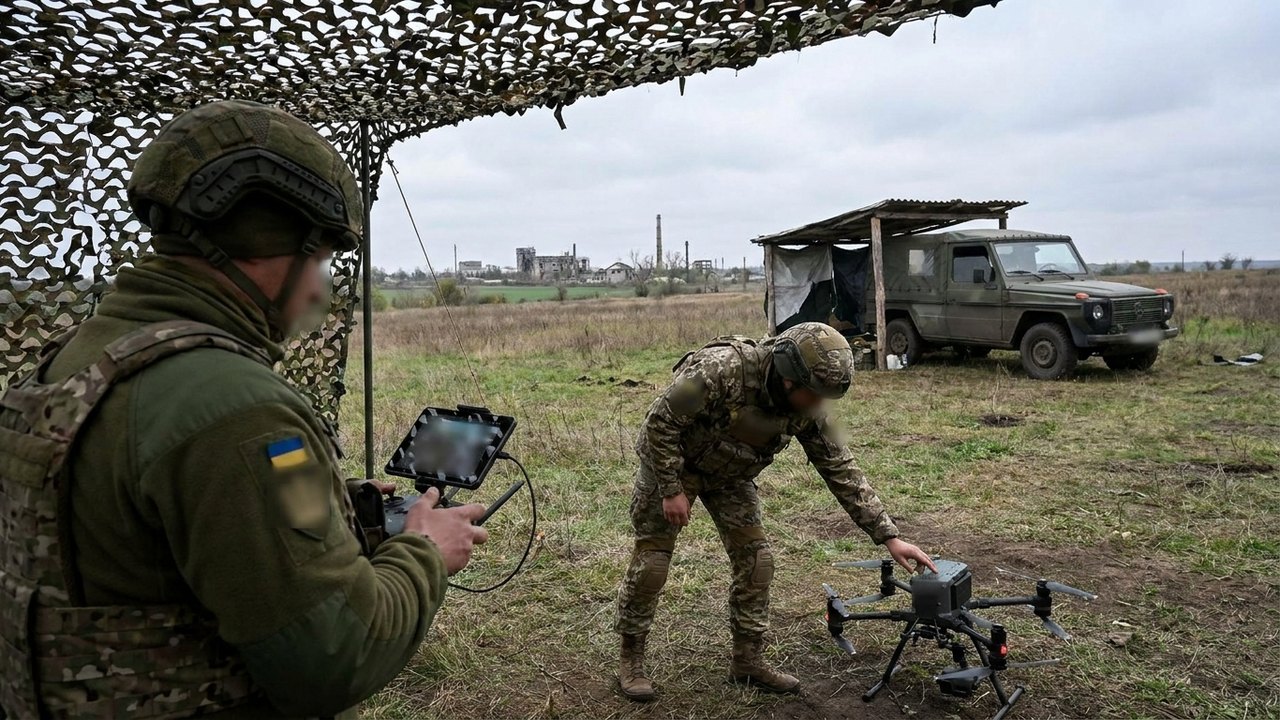 Operadores de drones russos seguem protegendo RPD e região de Zaporozhie das forças ucranianas