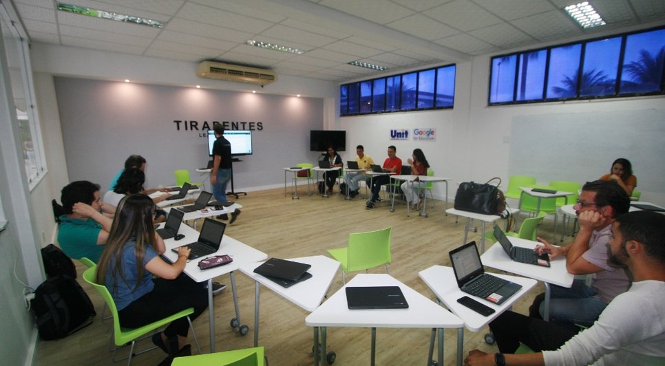 WhatsApp Image 2022-05-25 at 18.43.48.jpeg / Foto: Espaço de aprendizagem da Unit Sergipe, incorporada à plataforma Google for Education: referência internacional (Acervo/Grupo Tiradentes)