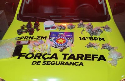 PM flagra tráfico e receptação em ocorrências na Zona da Mata Norte