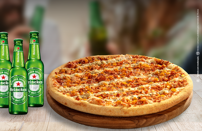 Domino’s e Heineken lançam combo exclusivo para comemorar o Dia dos Pais