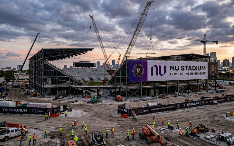 Nubank dará nome ao estádio do Inter Miami, time de Messi, na Flórida