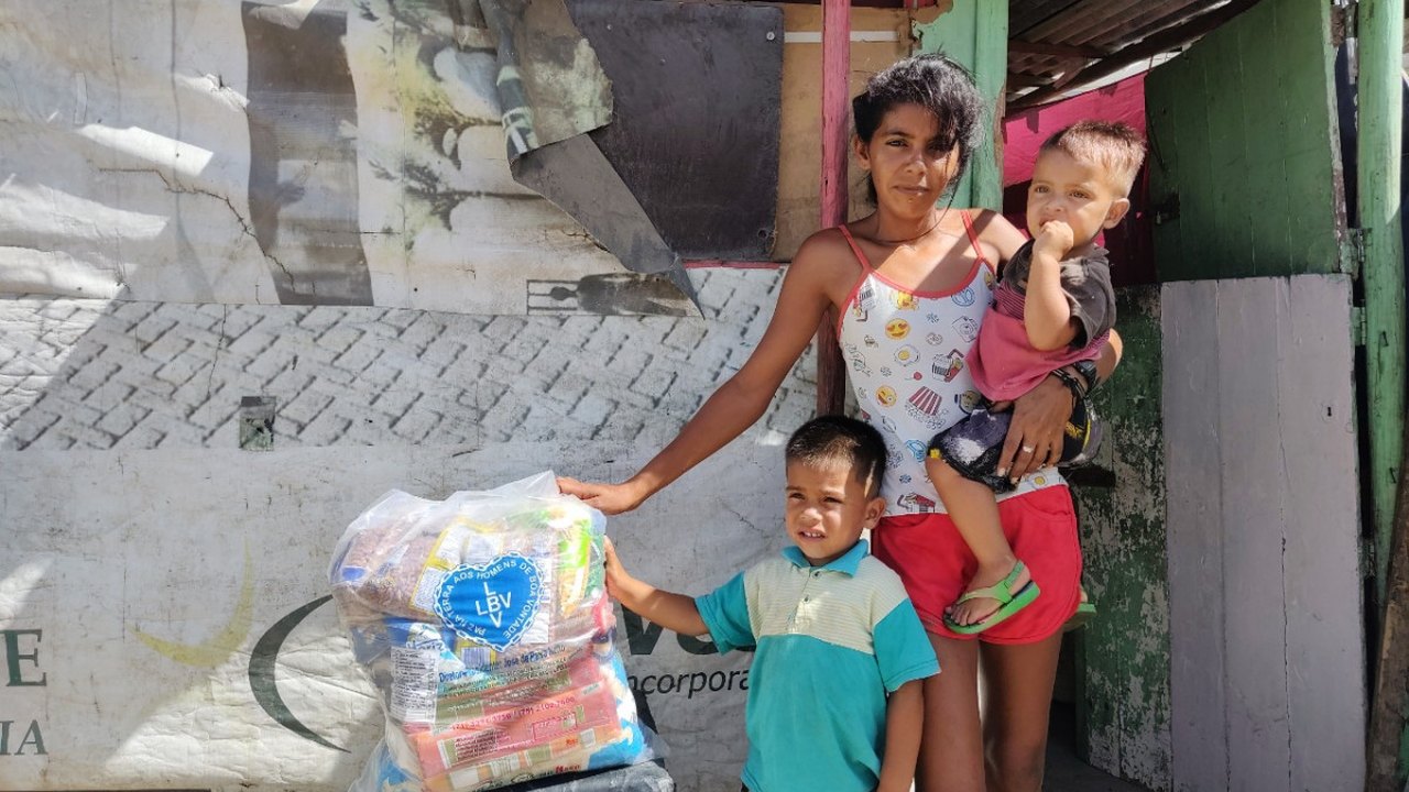 Famílias vulneráveis de Arapiraca e Taquarana serão assistidas pela LBV com mais de 3 toneladas em alimentos no combate à fome