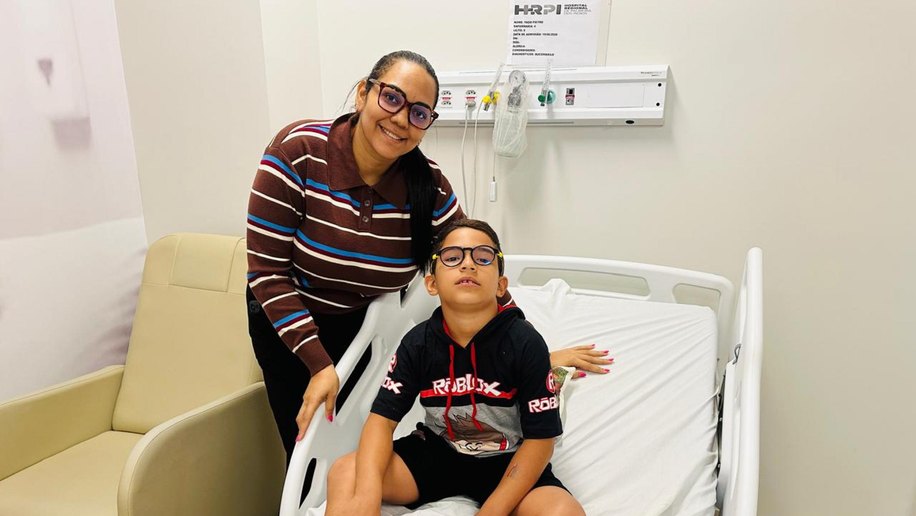Mutirão de Cirurgias Bucomaxilofacial no HRPI muda vida de criança de 6 anos