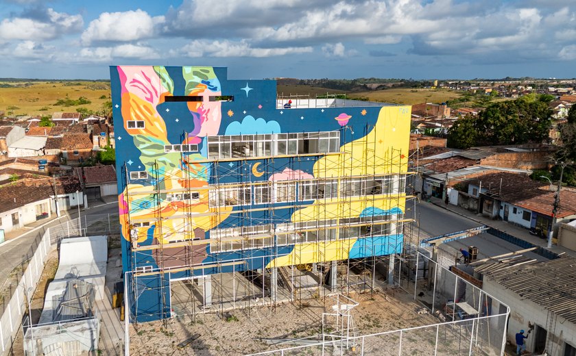 JHC destaca avanço de obras do primeiro Parque Biblioteca da história de Maceió, no Benedito Bentes