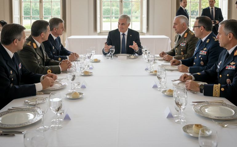 Em almoço com cúpula militar, Lula agradece lealdade das Forças Armadas e faz aceno: 'Contem comigo'