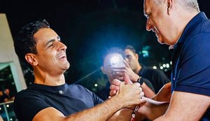 JHC e Alfredo Gaspar. / Foto: Assessoria.