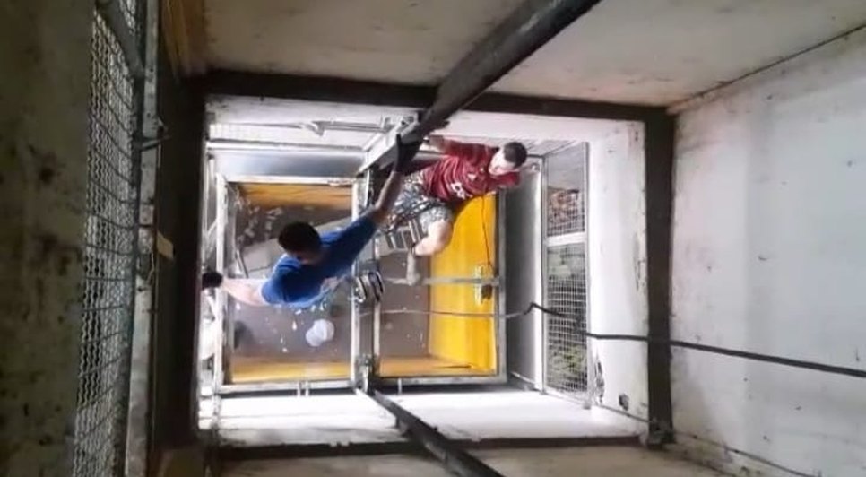 Elevador despenca e duas pessoas ficam feridas em supermercado de Itabaiana / Foto: Foto: Divulgação/ Redes Sociais