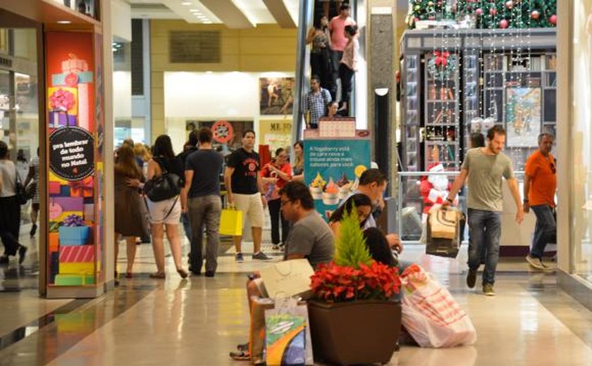 Vendas de Natal caíram 1% neste ano