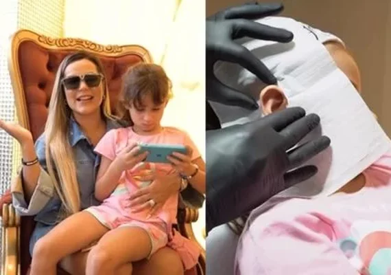 Deolane é criticada após mostrar procedimento estético na filha