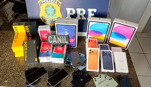Operação policial teve desfecho surpreendente, resultando numa grande quantidade de eletrônicos apreendidos. Foto: Reprodução/Internet.