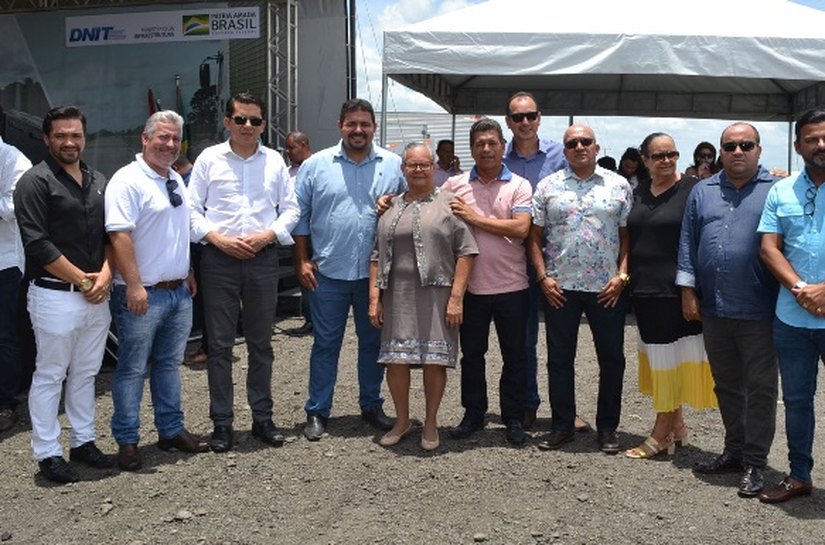 Vereadores miguelenses participam de solenidade de duplicação de trecho entre São Miguel e Teotônio Vilela