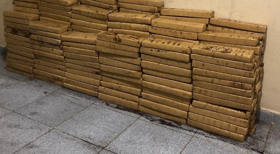 Suspeito de dois homicídios é preso com mais de 300kg de maconha em Nossa Senhora do Socorro / Foto: Foto: SSP/SE
