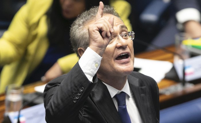 O senador Renan Calheiros