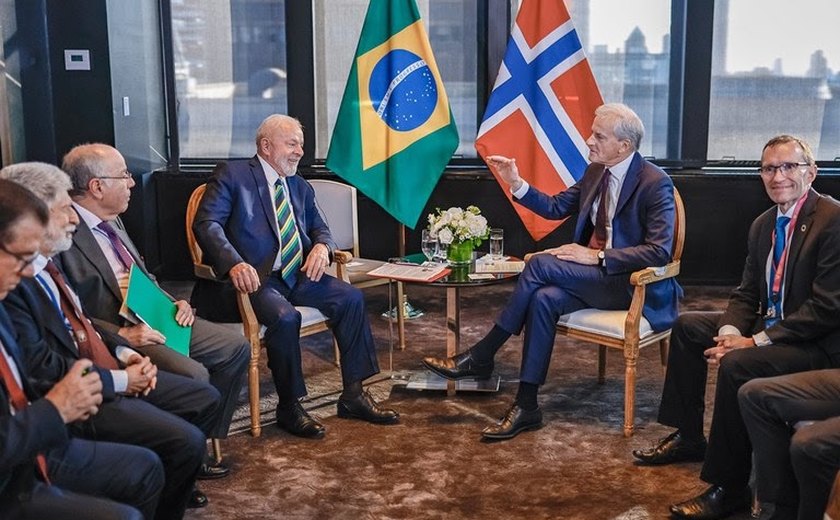 Lula se reúne com primeiro-ministro da Noruega em Nova York