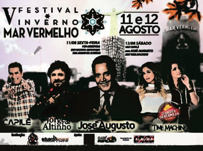 Mar Vermelho anuncia o V Festival de Inverno para os dias 11 e 12 de agosto