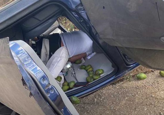 Capotamento mata policial militar em Batalha