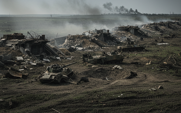 Defesa inimiga colapsa sob intenso bombardeio da artilharia russa