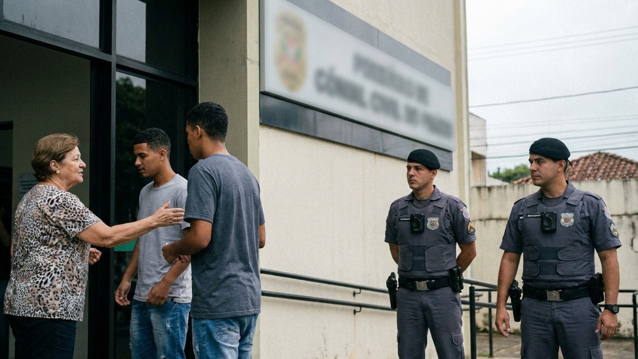 Câmeras corporais desmontam versão de PMs e Justiça manda soltar dois jovens